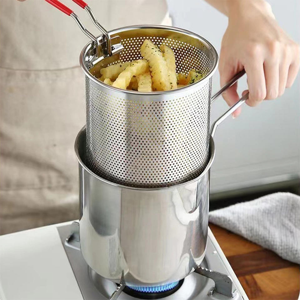 Kitchen Appliances In Japanese - Friteuse 304 roestvrijstalen friteuse met frituurmand