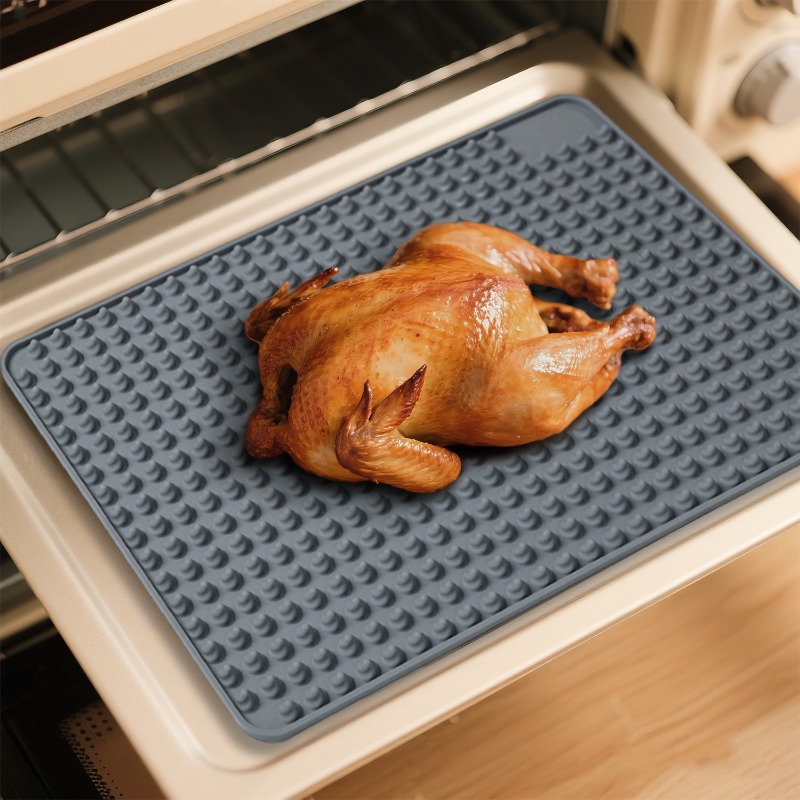 Kitchen Appliances For Home - Hittebestendige magnetronbeschermingsmat, oliebestendige ovenmat, keukenopbergisolatie siliconenmat
