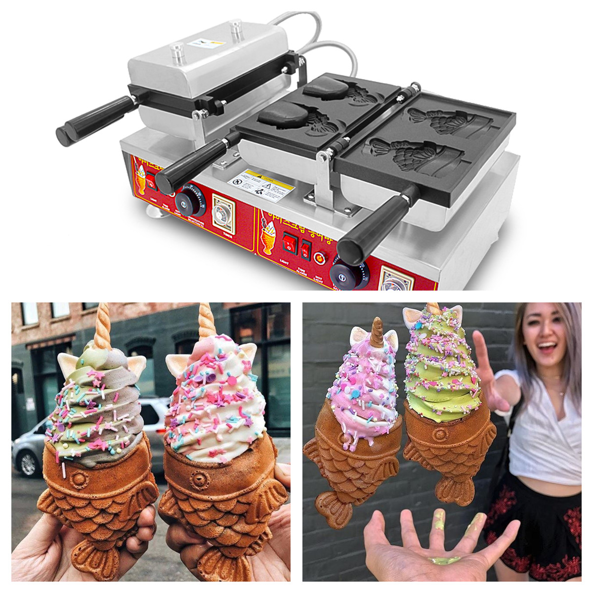 Kitchen Appliances In Japanese - 4 Stuks Japanse Ijs Taiyaki Vis