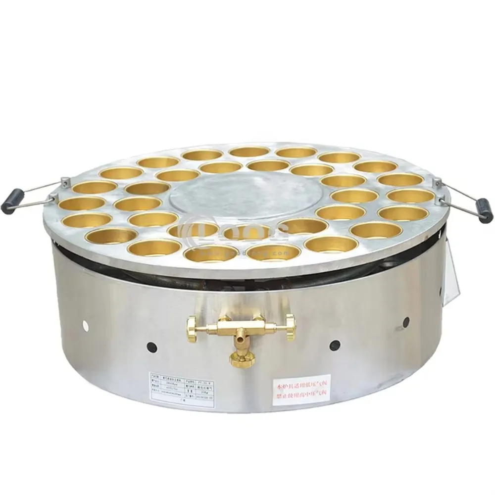 Kitchen Appliances In Japanese - Japanse Obanyaki Maker 36-gaats roterend gastype