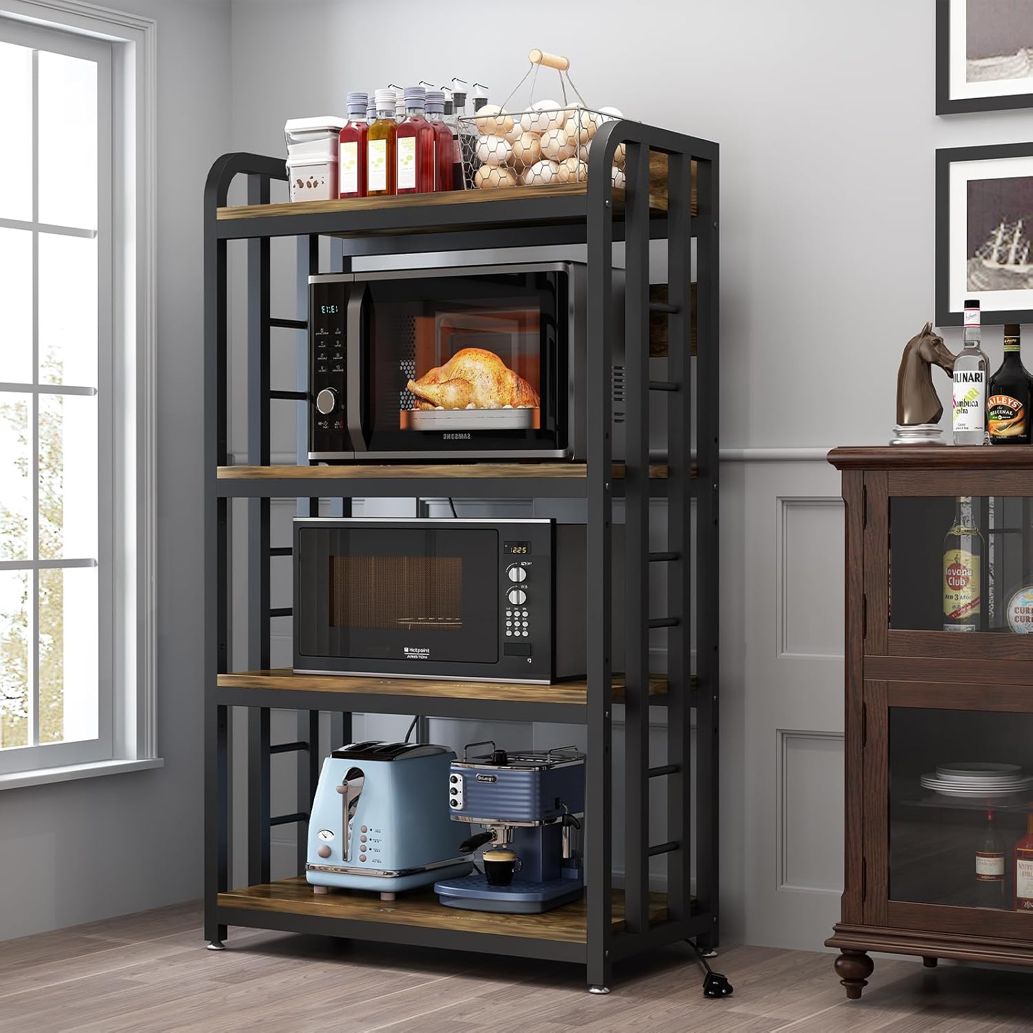 4-laags keukenbakkersrek met s - Kitchen Appliances Countertop recensie en prijs