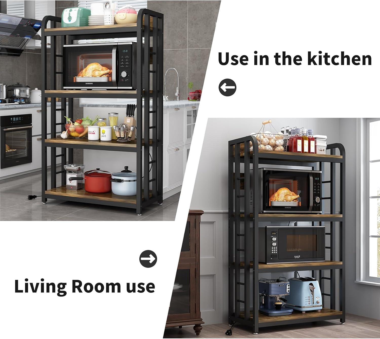 4-laags keukenbakkersrek met s - Kitchen Appliances Countertop recensie en prijs