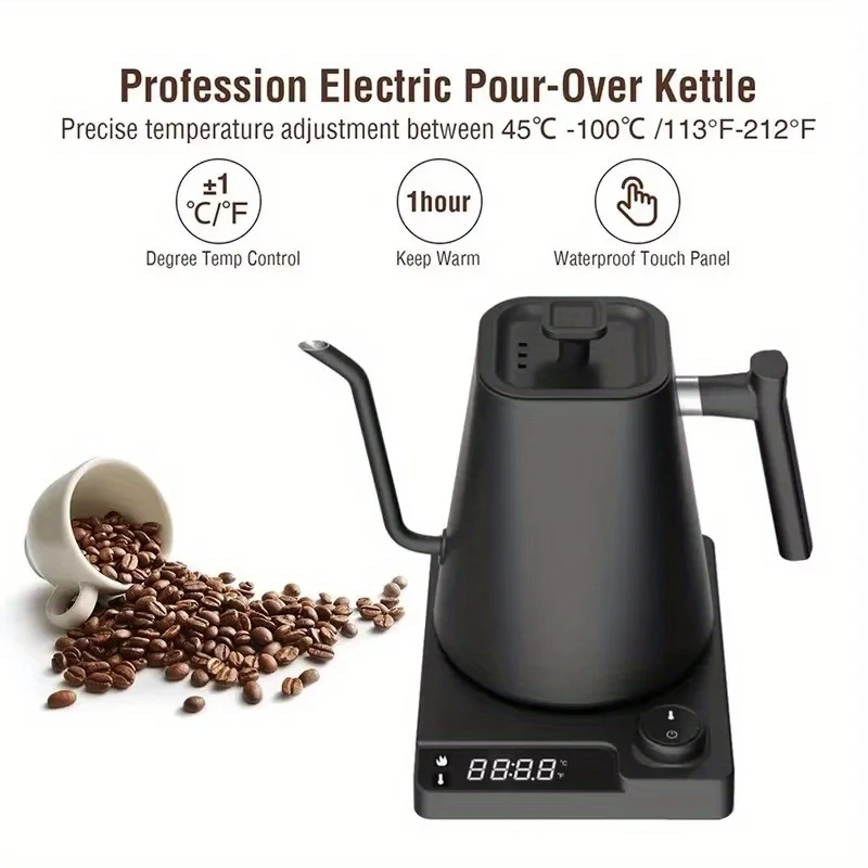 1-delige elektrische waterkoke - Electric Kettle Gooseneck recensie en prijs