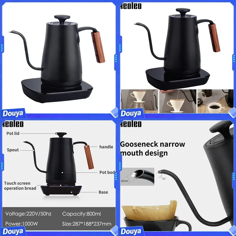 XEOLEO Koffieketel Zwanenhalsk - Electric Kettle Gooseneck recensie en prijs