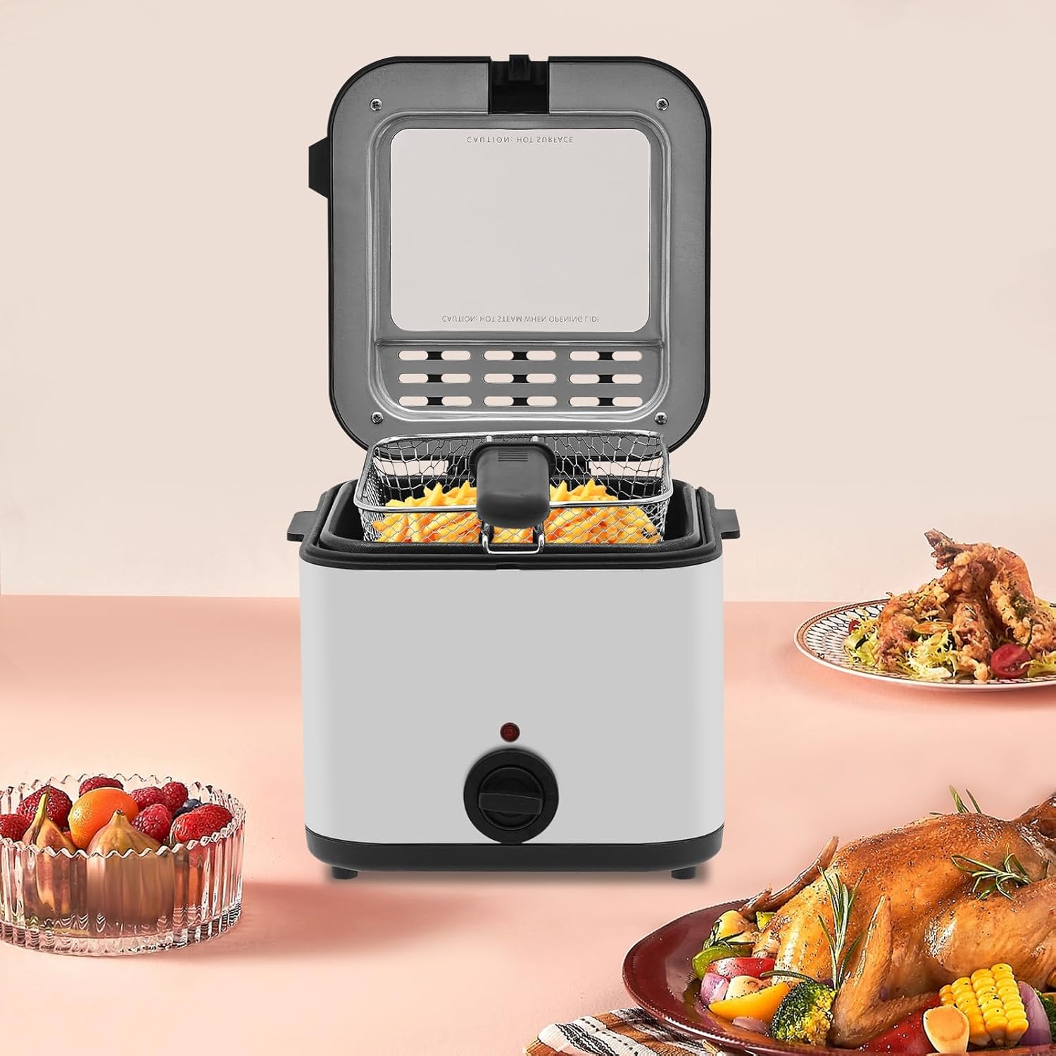Elektrische friteuse voor op h - Kitchen Appliances Countertop recensie en prijs