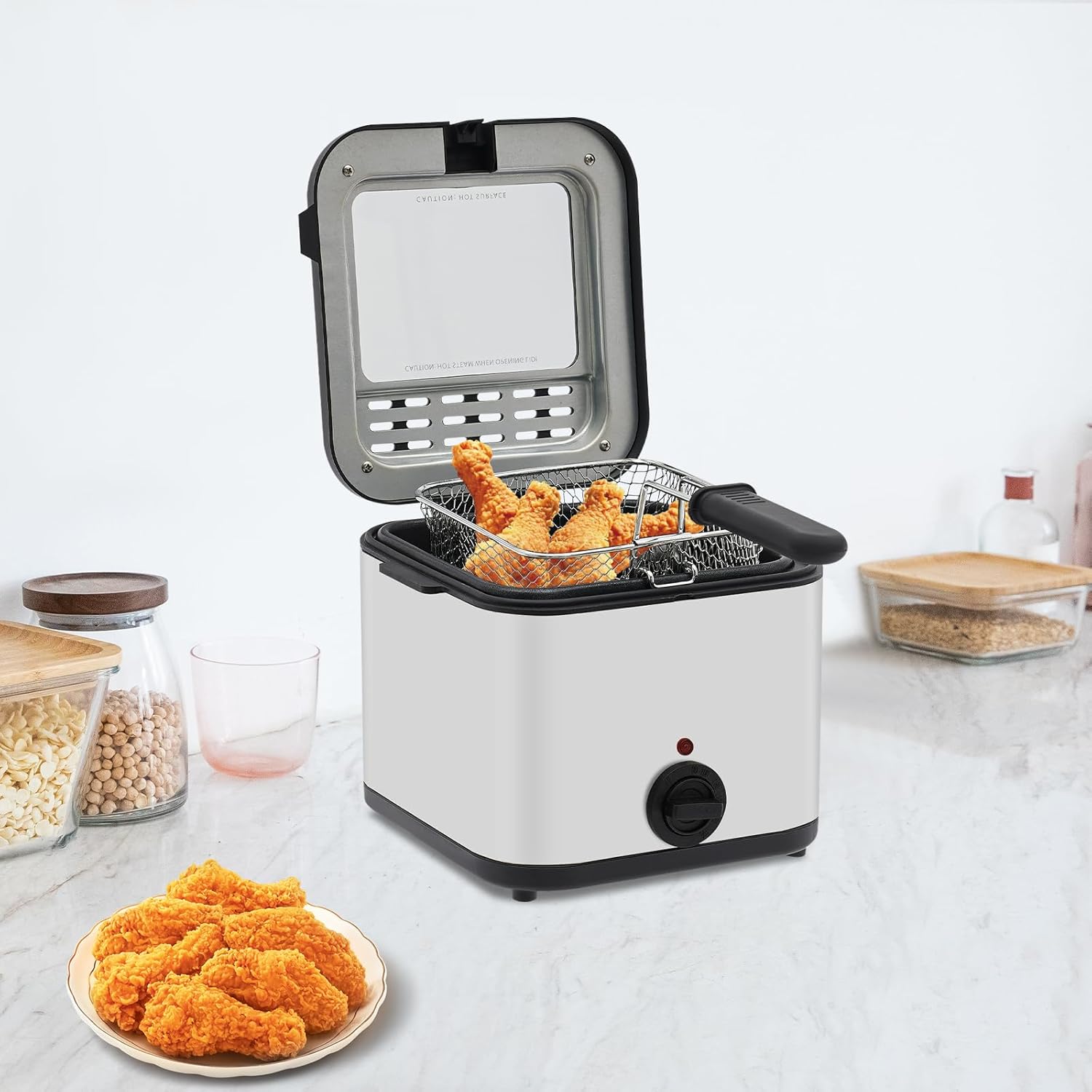 Elektrische friteuse voor op h - Kitchen Appliances Countertop recensie en prijs