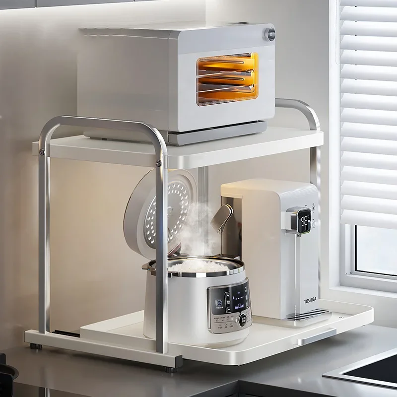 Roestvrijstalen magnetronrek,  - Kitchen Appliances Countertop recensie en prijs