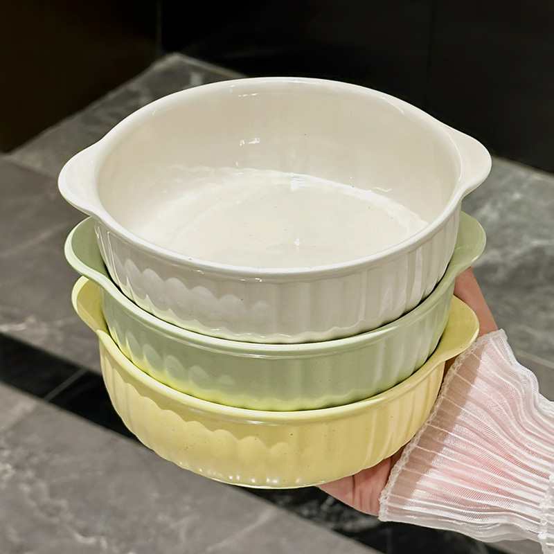 Een keramische kom met twee ha - Kitchen Appliances For Home recensie en prijs